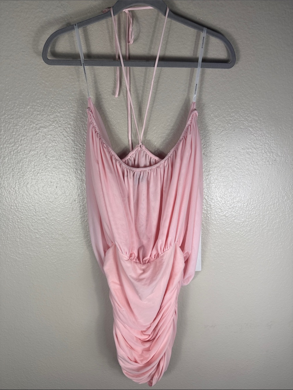 MAJORELLE Luna Dress in Light Pink - Picture 6 of 8